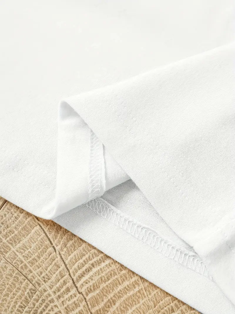 Damen T-Shirt mit Blumenmuster | Weiß