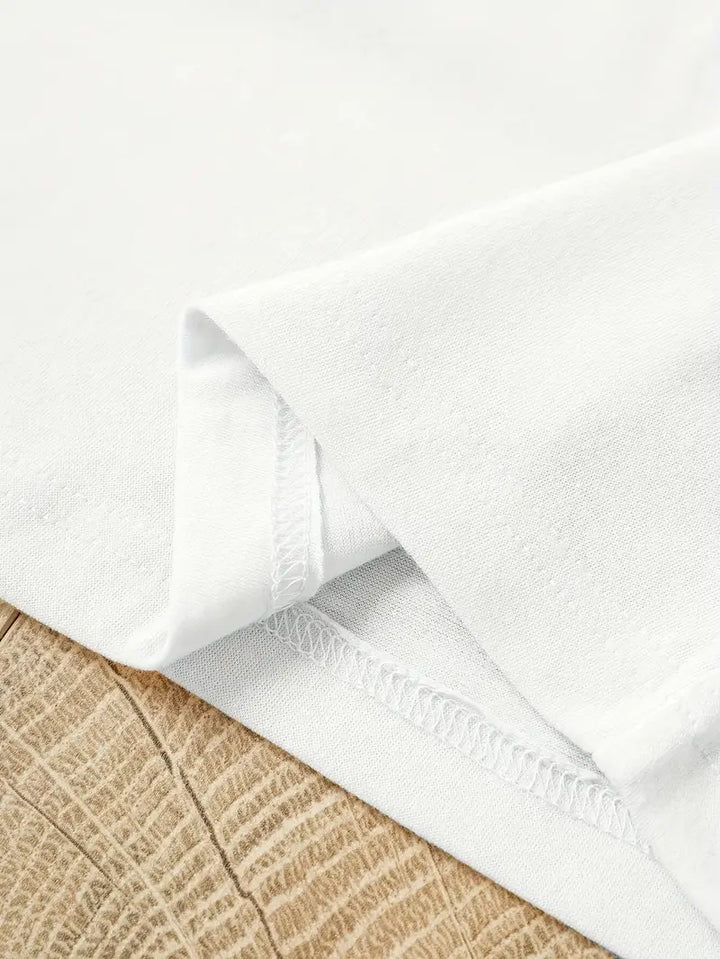 Damen T-Shirt mit Blumenmuster | Weiß