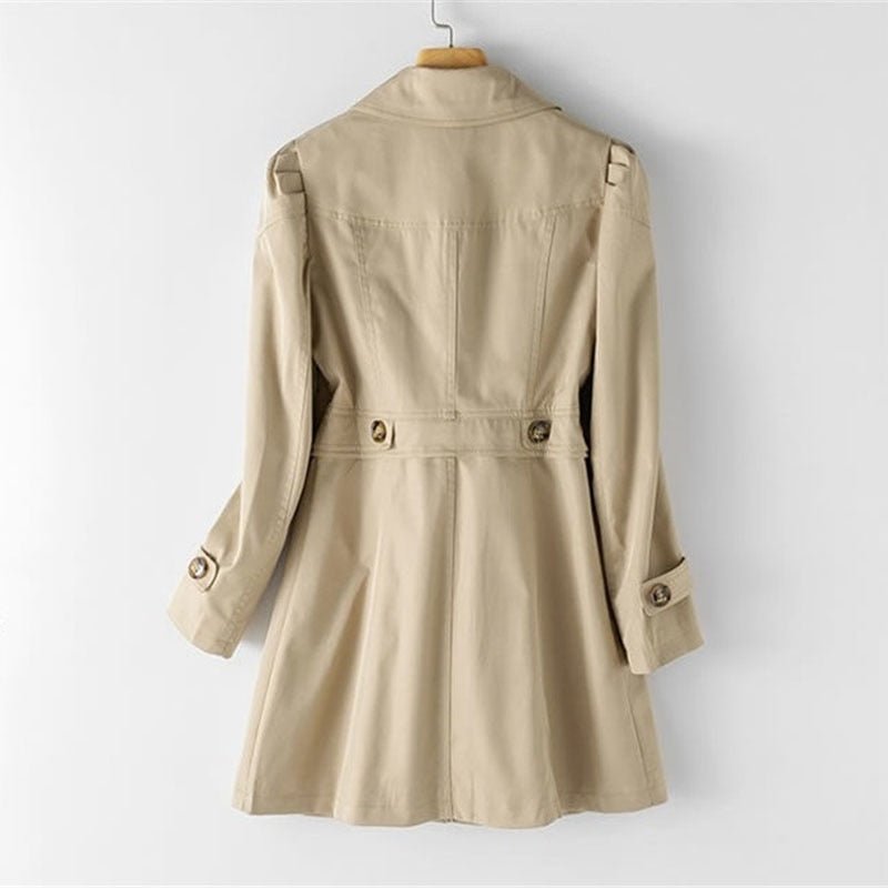 Damen Eleganter Langer Trench Mantel | Stilvoll