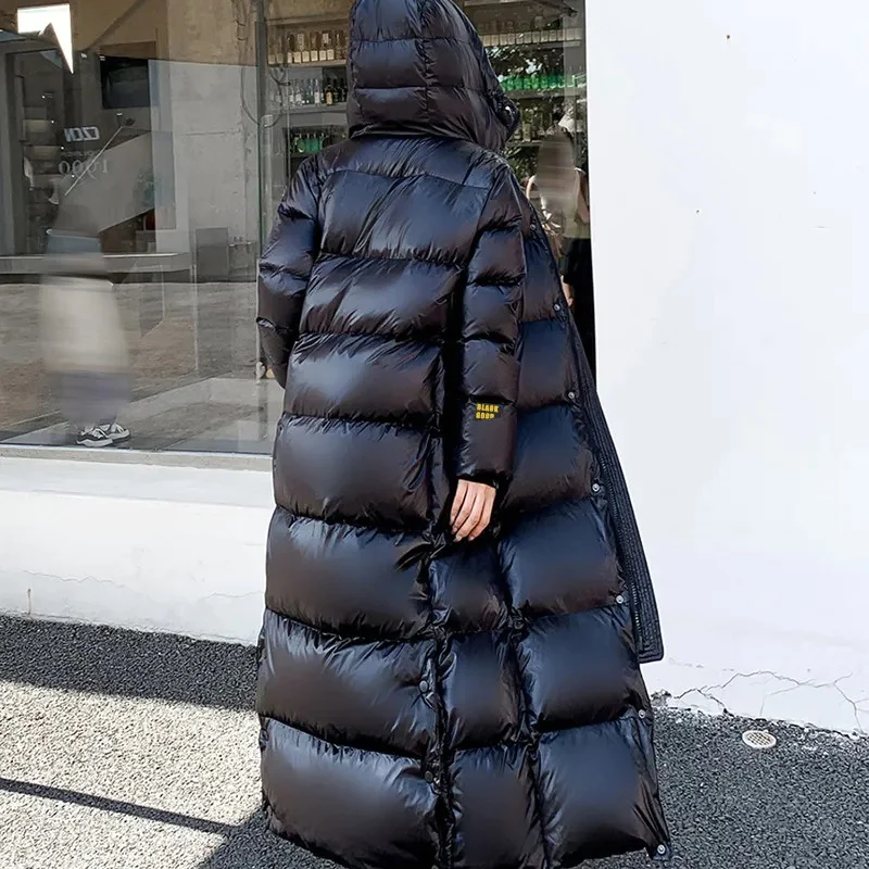 Damen Stilvoll Kapuze Jacke | Lange