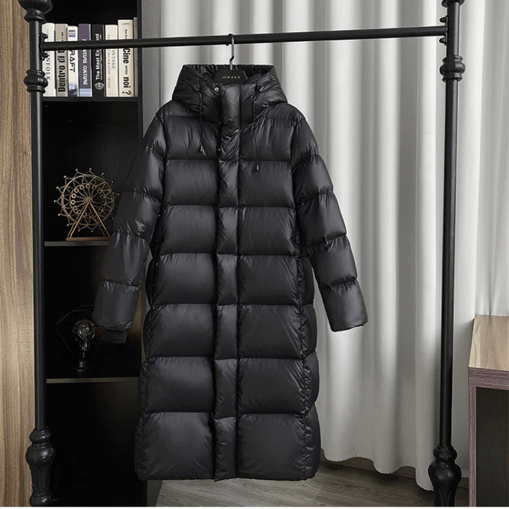 Damen Stilvoll Kapuze Jacke | Lange