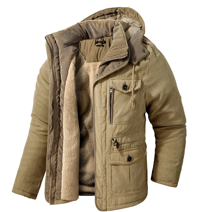 Herren Mehrfach-Tasche Jacke | Warme