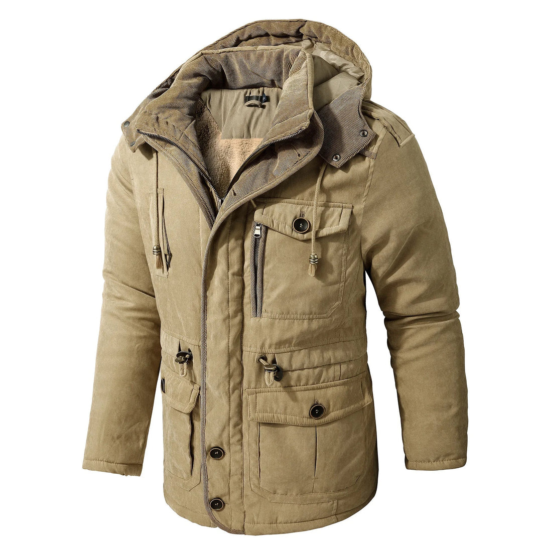 Herren Mehrfach-Tasche Jacke | Warme