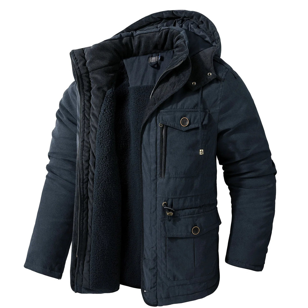 Herren Mehrfach-Tasche Jacke | Warme