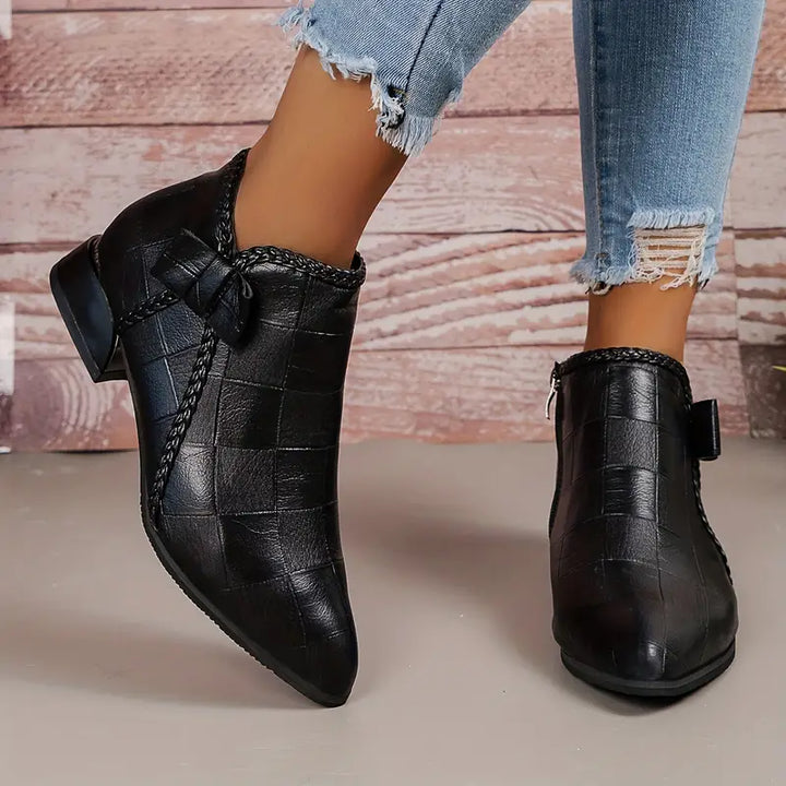 Damen Knöchelhohe Stiefel | Niedriger Absatz