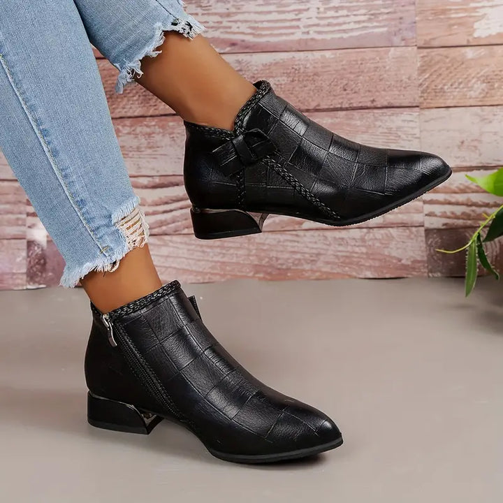 Damen Knöchelhohe Stiefel | Niedriger Absatz