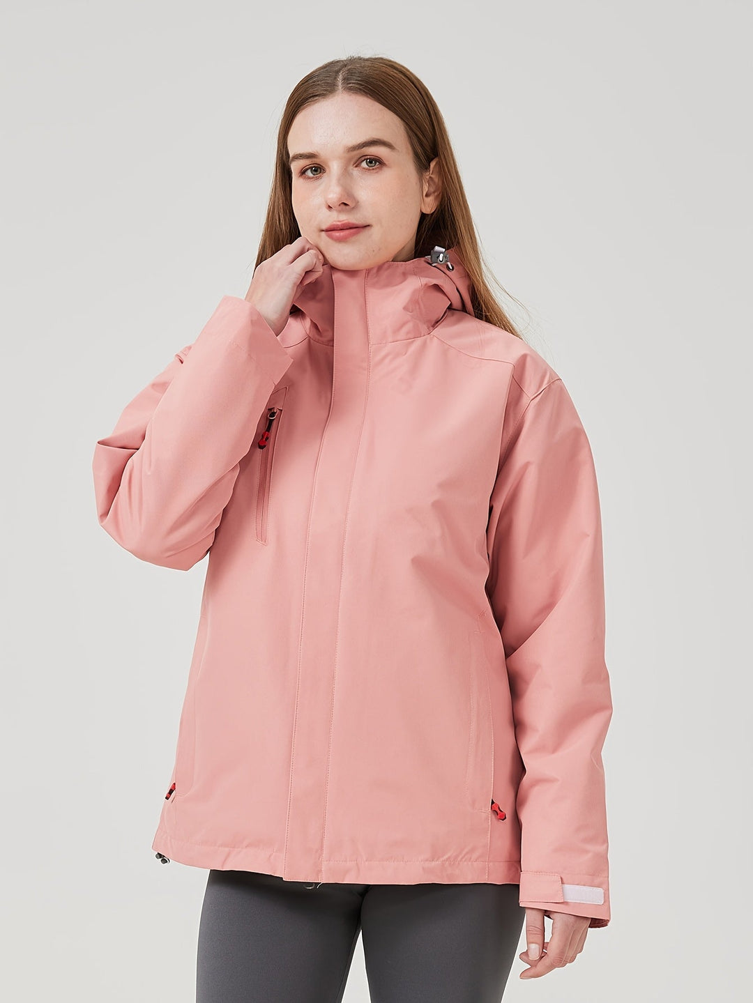 Lang Skijacke Damen | Reißverschluss