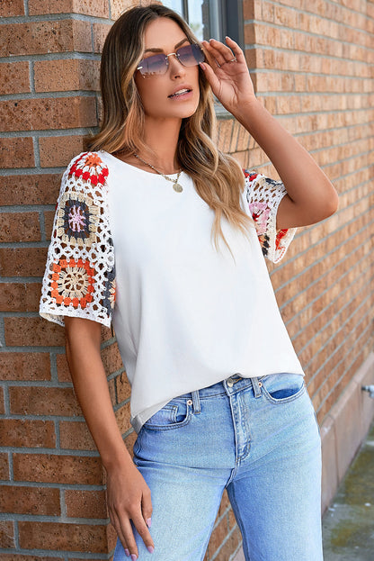 Kurzarm Sommertop Für Damen | Häkeln