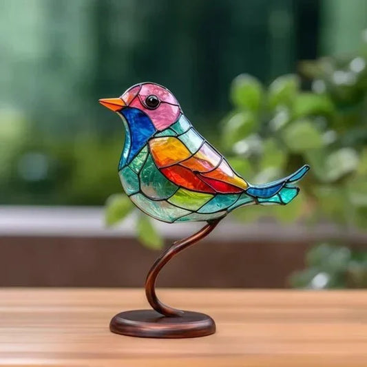 LumeBird kunstvolle Leuchte mit farbintensivem Design für besondere Momente.