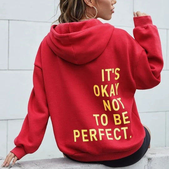Damen Bedruckter Kapuzenpulli | Langarm