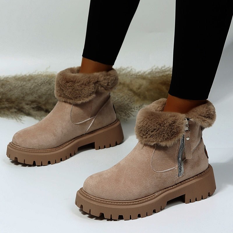 Plattform Winterstiefel Damen | Stilvoll