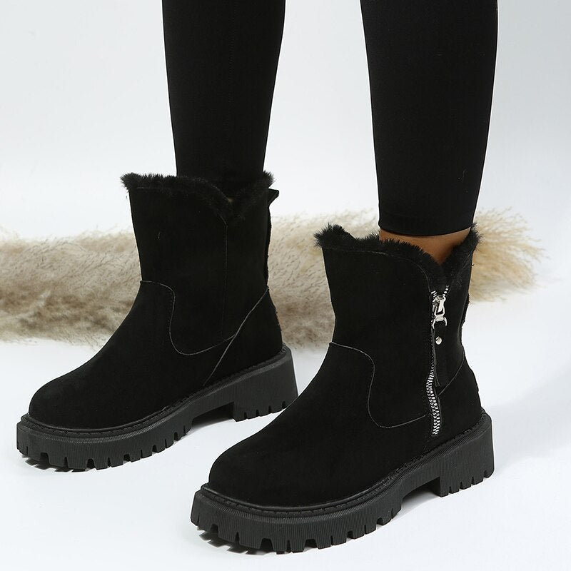 Plattform Winterstiefel Damen | Stilvoll