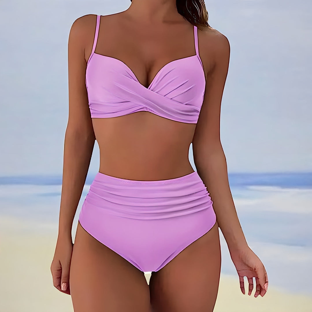 Damen Sommer Bikini Set | Hohe Taille