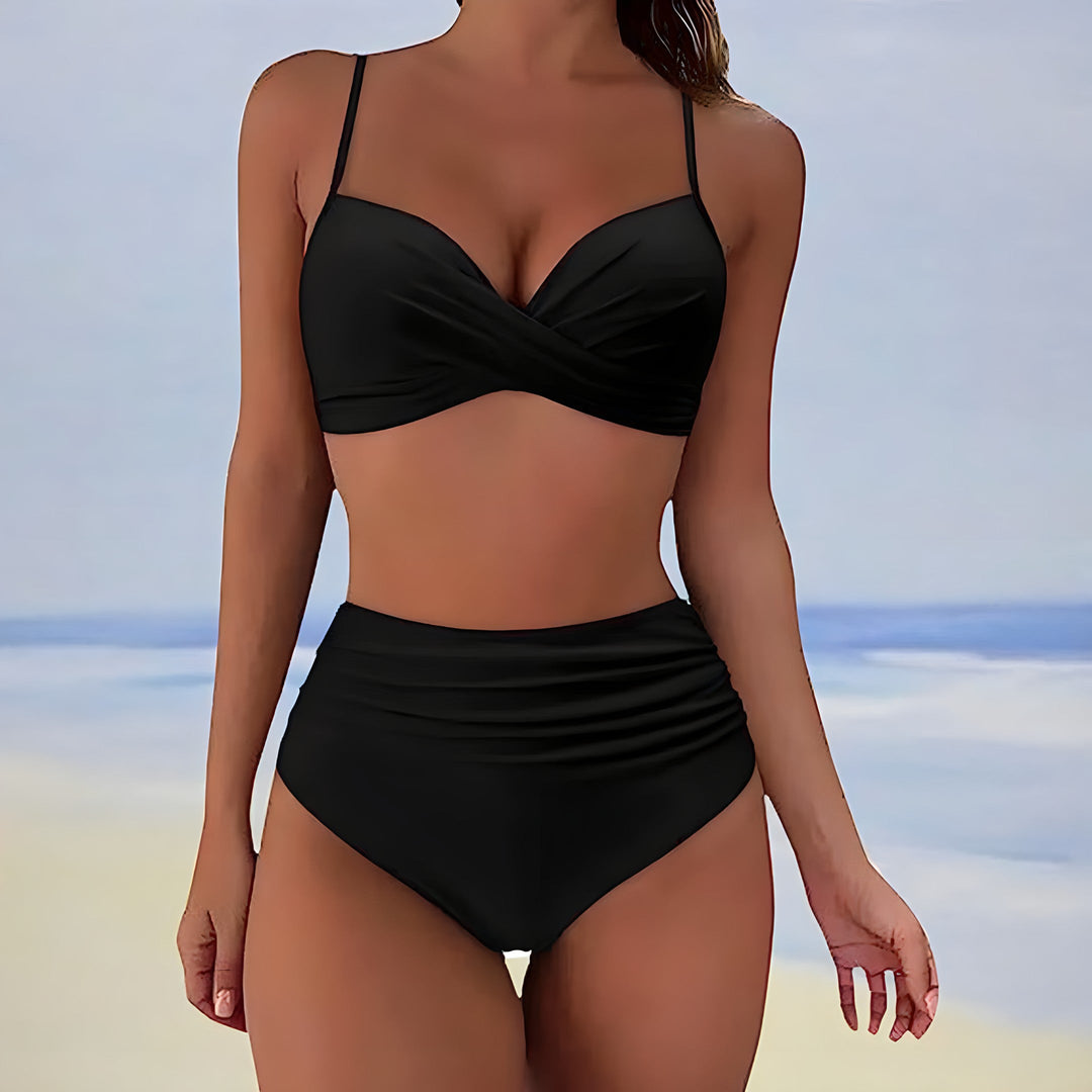 Damen Sommer Bikini Set | Hohe Taille