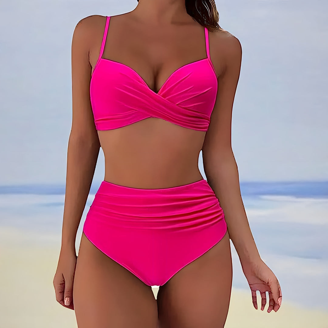 Damen Sommer Bikini Set | Hohe Taille