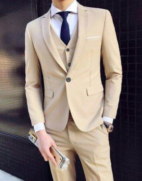 Herren 3-Teilig Hochzeitsgast Anzug | Mit Business-Blazer