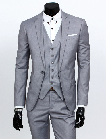 Herren 3-Teilig Hochzeitsgast Anzug | Mit Business-Blazer