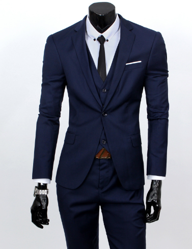 Herren 3-Teilig Hochzeitsgast Anzug | Mit Business-Blazer