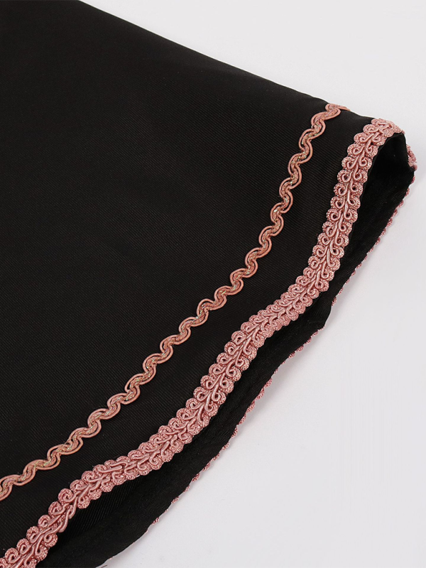 Damen Blumenmuster Schwarz Oktoberfest Tracht