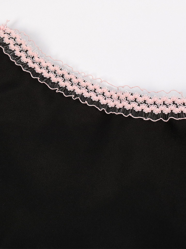 Damen Blumenmuster Schwarz Oktoberfest Tracht