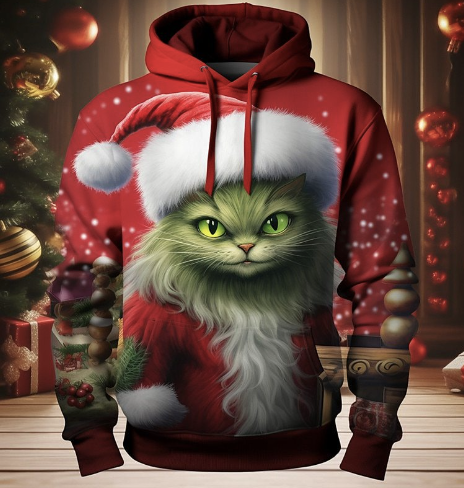 Stilvoll Weihnachtkapuzenpullover Herren | Winter