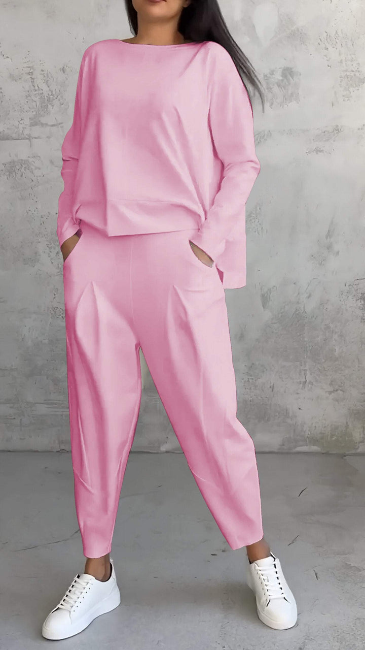 Damen Entspannte Passform 2-Teiliges Set | Bequeme