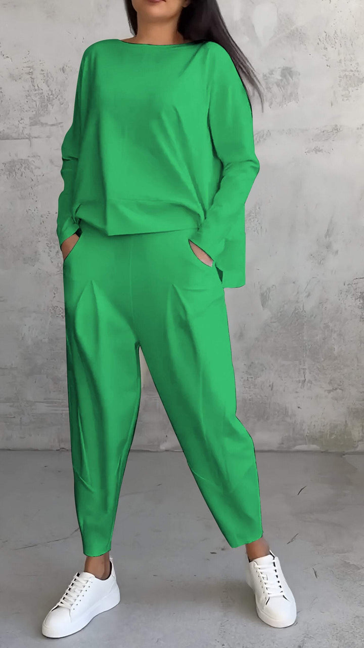 Damen Entspannte Passform 2-Teiliges Set | Bequeme