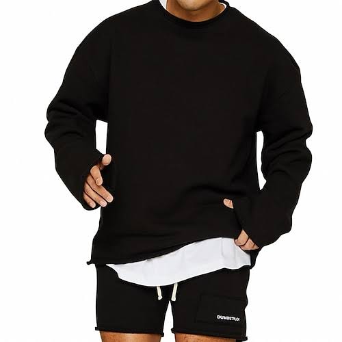 Herren-Sweatshirt in Übergroß Passform | Lässig
