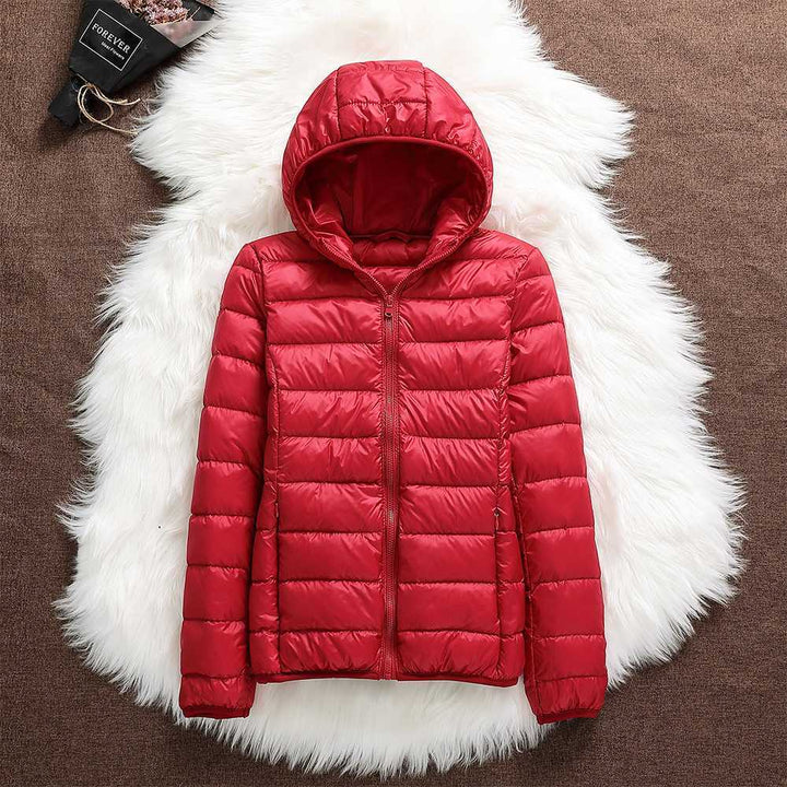 Verpackbar Daunenjacke Damen | Puffer