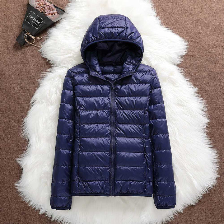 Verpackbar Daunenjacke Damen | Puffer