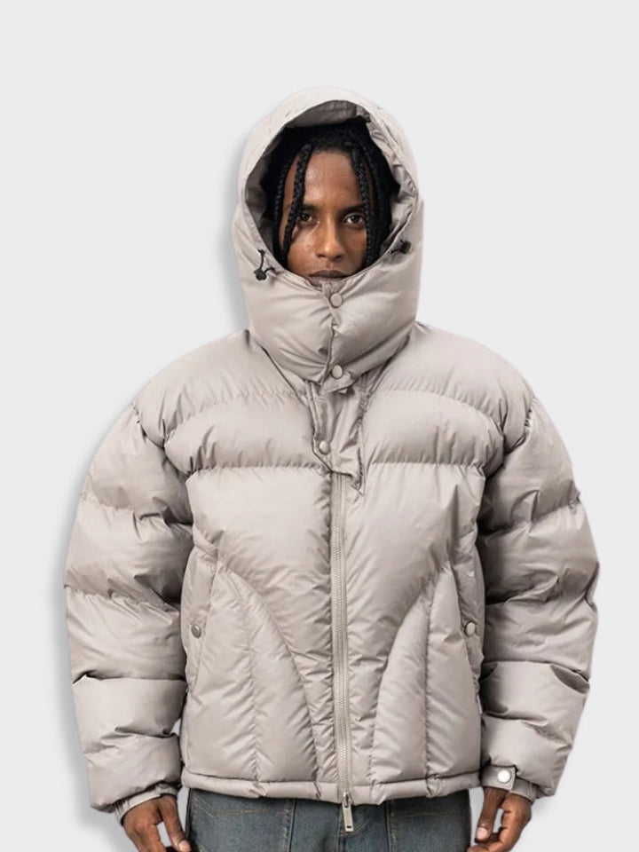 Warme Kapuzenjacke für Herren | Puffer