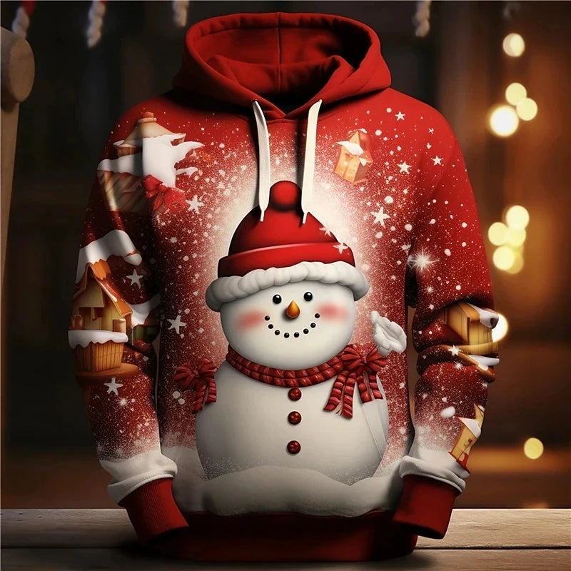 Stilvoll Weihnachtkapuzenpullover Herren | Winter