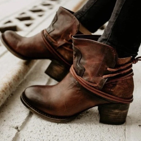 Rustikal Winterstiefel Damen | Umwickeln