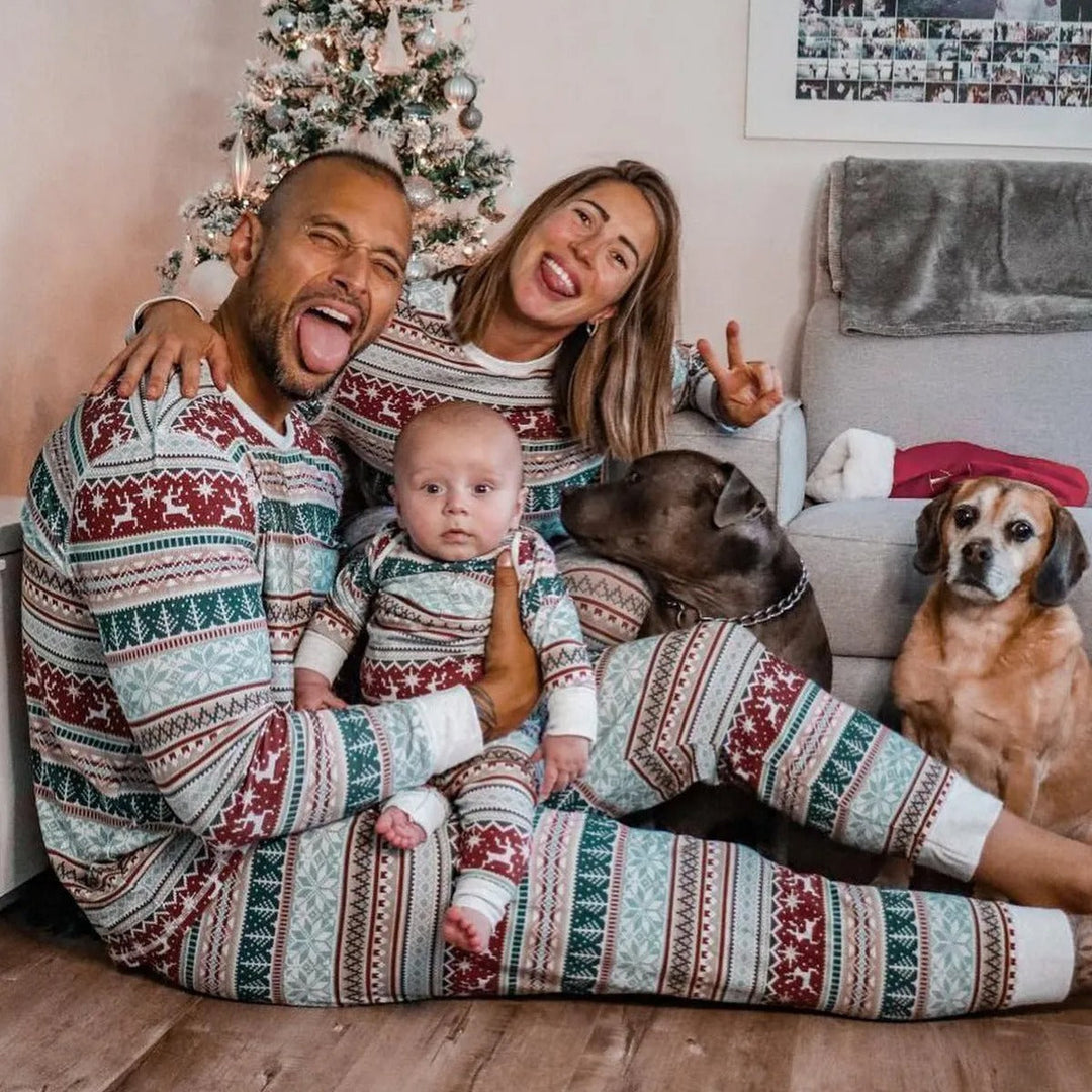 Familie Weihnachten Pyjama Set