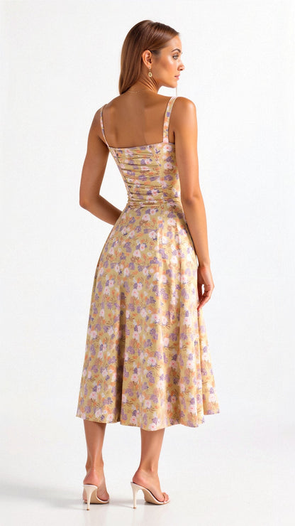 Elegantes Sommerkleid Mit Blumenmuster Für Damen | Mini