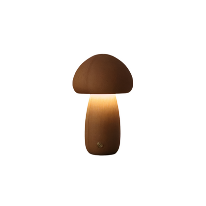 LED-Lampe im Pilzstil von WoodGlow – Modernes Design für gemütliche Abende.