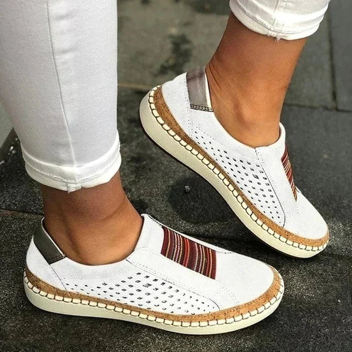 Atmungsaktive Slip-On-Schuhe für Damen | Orthopädisch
