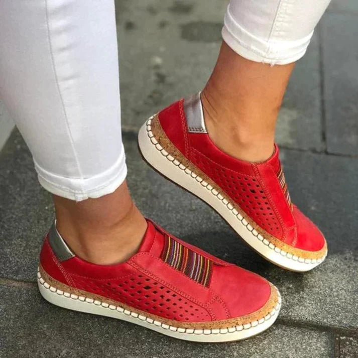 Atmungsaktive Slip-On-Schuhe für Damen | Orthopädisch