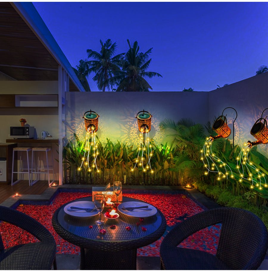 GlowGarden Solarleuchte sorgt für romantische Beleuchtung im Garten.
