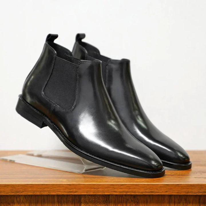 Herren Spitz Stiefel | Polierter Look