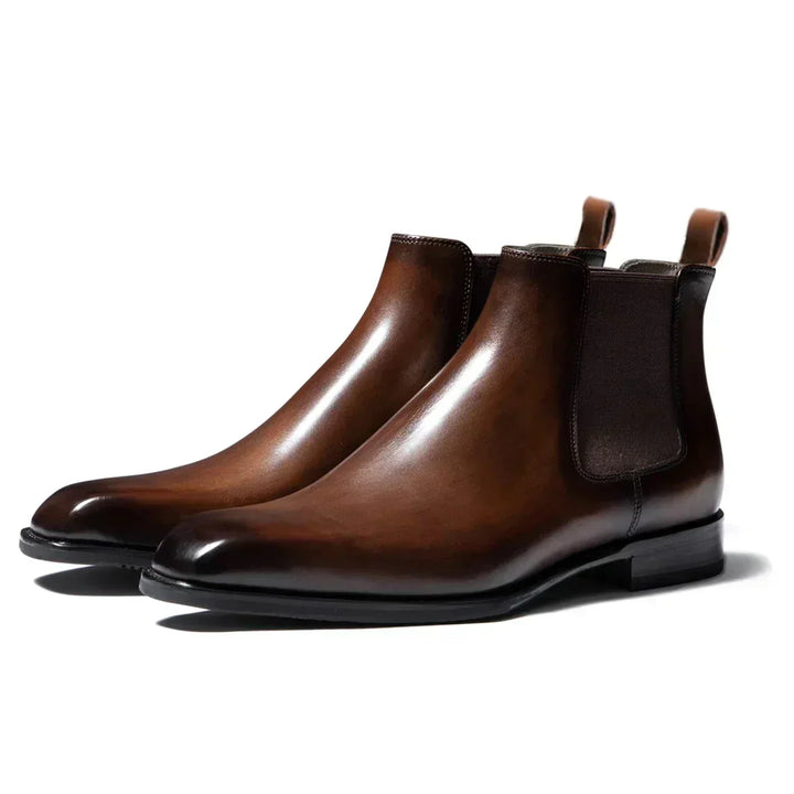 Herren Spitz Stiefel | Polierter Look