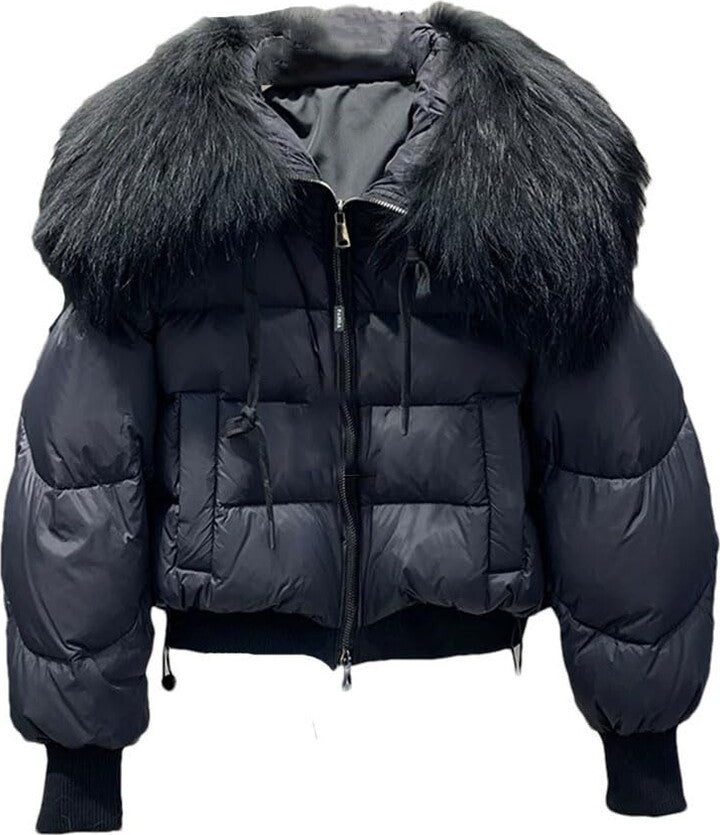 Kurz Daunenjacke Damen | Stilvoller Kragen