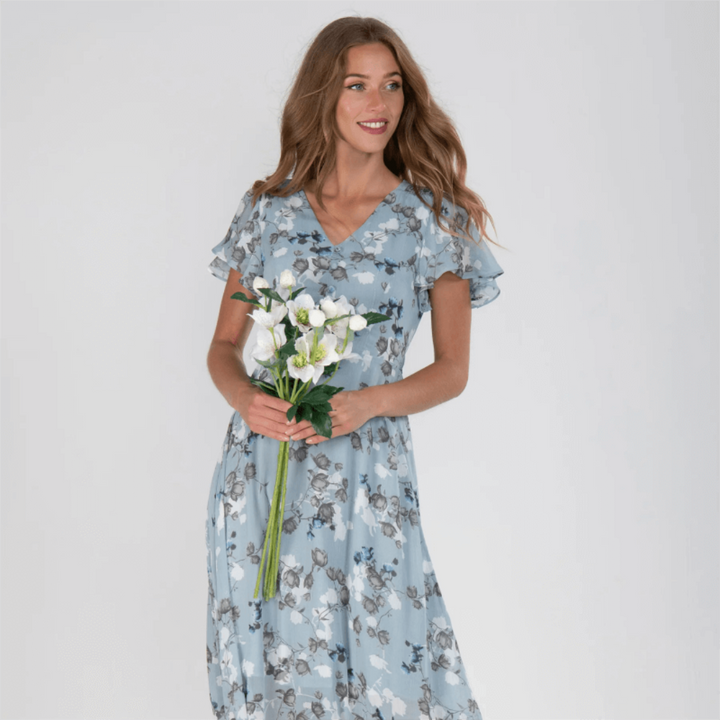 Blumenkleid Für Hochzeitsgäste | Maxikleid
