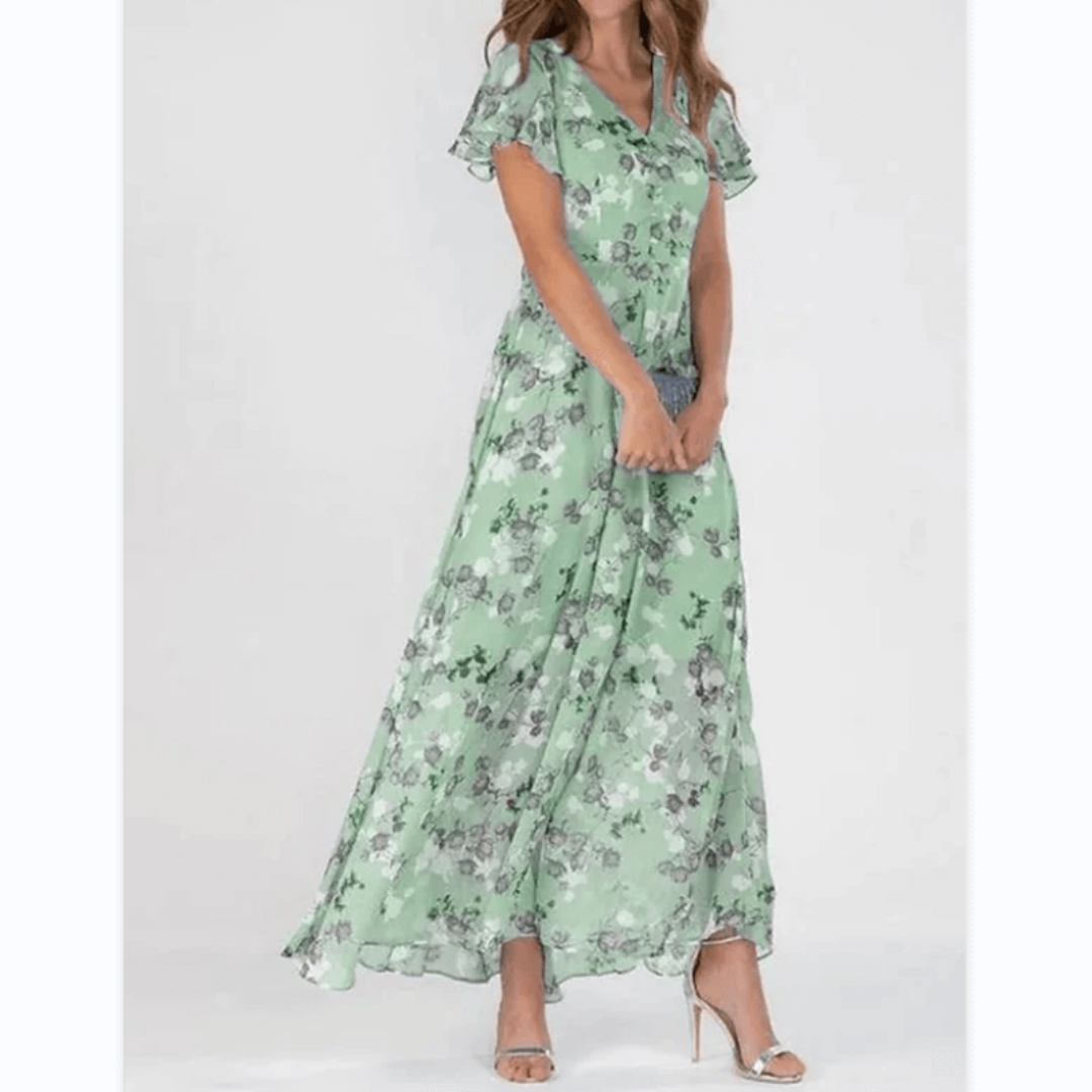 Blumenkleid Für Hochzeitsgäste | Maxikleid