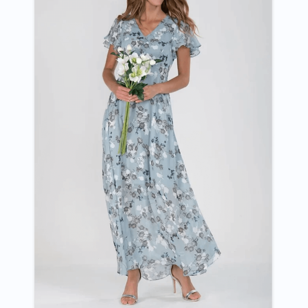 Blumenkleid Für Hochzeitsgäste | Maxikleid
