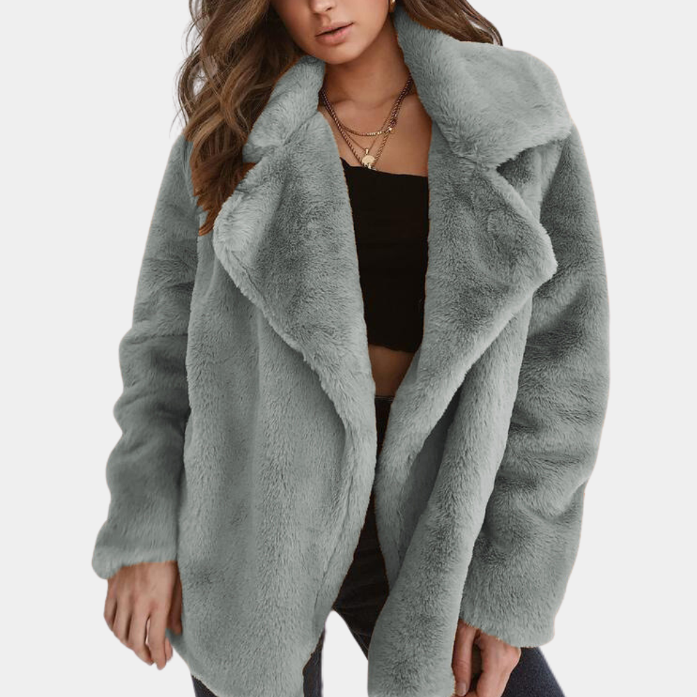 Damen Verfeinerter Winter Teddy Jacke | Warme