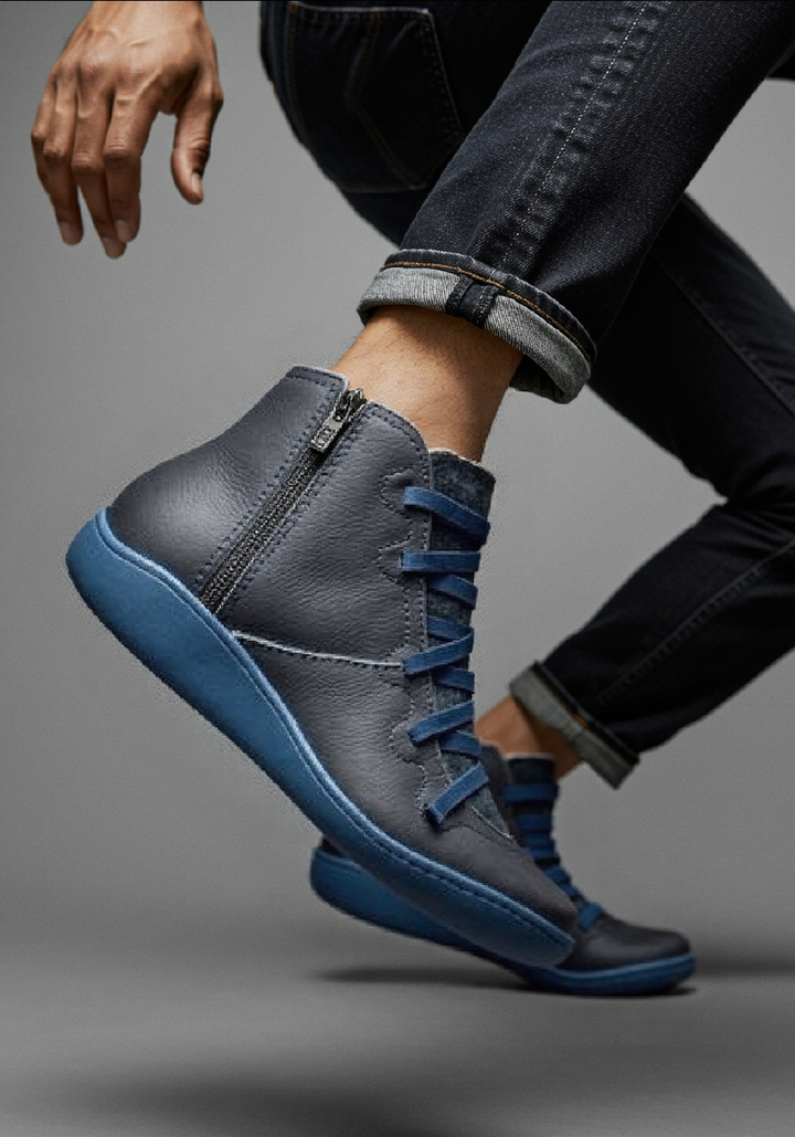 Flach Winterstiefel Damen | Kreuzriemen