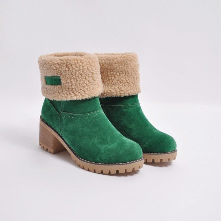 Mittlere Absätze Winterstiefel Damen | Warm