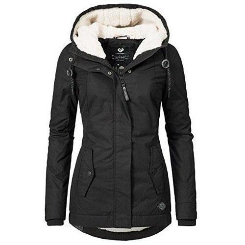Damen Verstellbare Kapuze Jacke | Winter