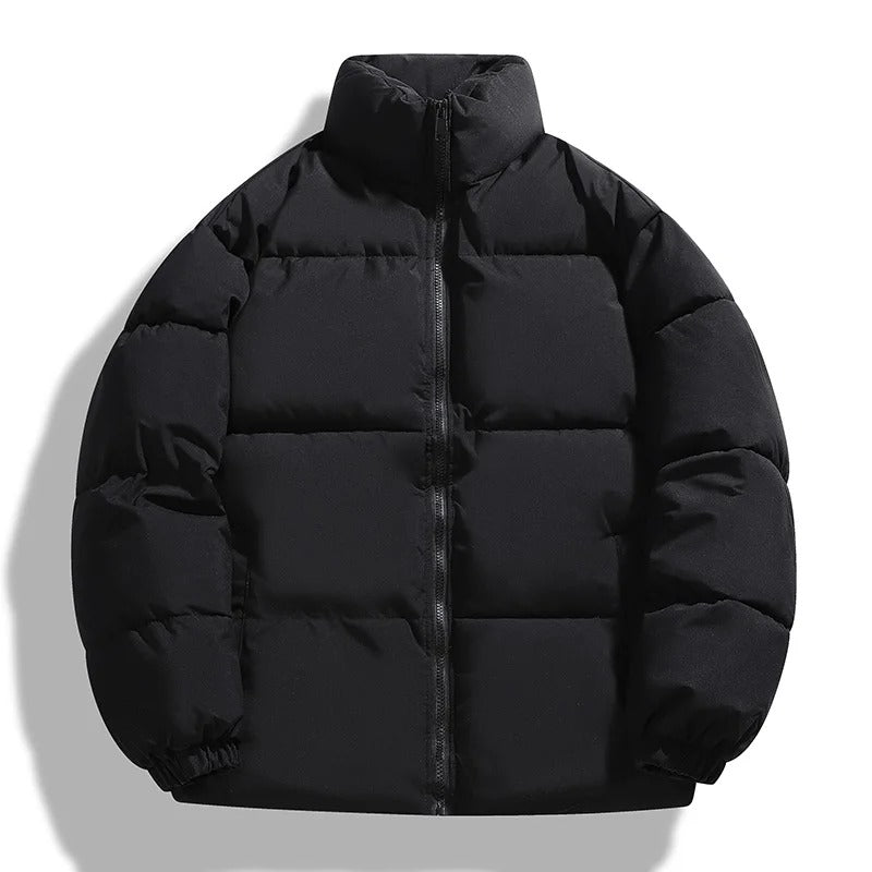Warme Pufferjacke für Herren | Rollkragen